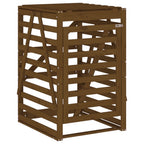 Vidaxl containerberging 84x90x128,5 cm massief grenenhout honingbruin
