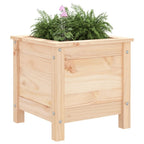 Vidaxl plantenbak 40x40x39 cm massief grenenhout