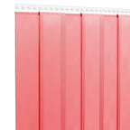 Vidaxl deurgordijn 200x1,6 mm 50 m pvc rood