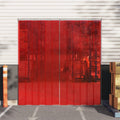 Vidaxl deurgordijn 300x2,6 mm 10 m pvc rood
