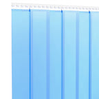 Vidaxl deurgordijn 200x1,6 mm 10 m pvc blauw