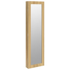 Vidaxl sieradenkast met spiegel wandgemonteerd 30x8,5x106 cm