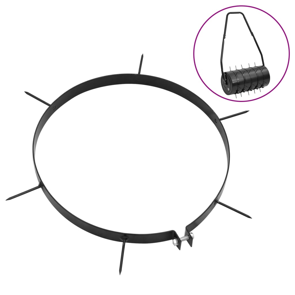 Vidaxl beluchtingsklemmen 5 st met spikes ø 30 cm ijzer