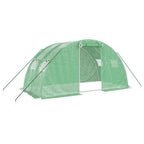 Vidaxl tuinkas met stalen frame 8 m² 4x2x2 m