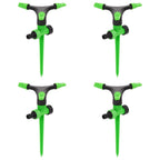 Vidaxl sproeiers 4 st 16x13,5x25,5 cm abs en pp groen en zwart