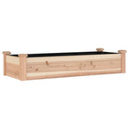 Vidaxl plantenbak verhoogd met voering 120x45x25 cm massief vurenhout