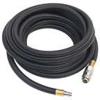 VidaXL Luchtslang hybride 0,6'' 2 m rubber en pvc zwart