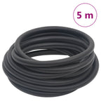 Vidaxl luchtslang hybride 0,6'' 5 m rubber en pvc zwart
