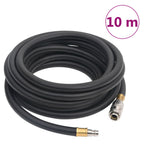 Vidaxl luchtslang hybride 0,6'' 10 m rubber en pvc zwart