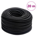 VidaXL Luchtslang hybride 0,6'' 20 m rubber en PVC zwart