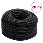 VidaXL Luchtslang hybride 0,6'' 20 m rubber en PVC zwart