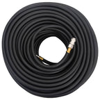 Vidaxl luchtslang hybride 0,6'' 50 m rubber en pvc zwart