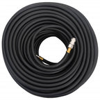 Vidaxl luchtslang hybride 0,6'' 100 m rubber en pvc zwart