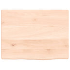 Vidaxl wastafelblad 40x30x2 cm onbehandeld massief hout