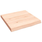 Vidaxl wastafelblad 40x40x(2-4) cm onbehandeld massief hout