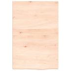 Vidaxl wastafelblad 40x60x2 cm onbehandeld massief hout