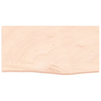 Vidaxl wastafelblad 60x30x2 cm onbehandeld massief hout
