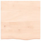 Vidaxl wastafelblad 60x60x(2-4) cm onbehandeld massief hout