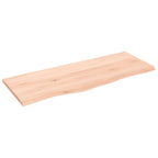 Vidaxl wastafelblad 100x40x2 cm onbehandeld massief hout
