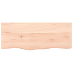 Vidaxl wastafelblad 100x40x2 cm onbehandeld massief hout