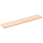 Vidaxl wastafelblad 160x30x(2-4) cm onbehandeld massief hout
