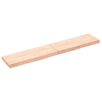 Vidaxl wastafelblad 160x30x(2-6) cm onbehandeld massief hout