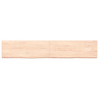 Vidaxl wastafelblad 160x30x(2-6) cm onbehandeld massief hout