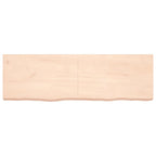 Vidaxl wastafelblad 160x50x(2-6) cm onbehandeld massief hout