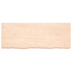 Vidaxl wastafelblad 160x60x(2-6) cm onbehandeld massief hout