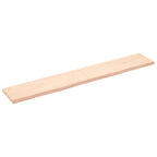 Vidaxl wastafelblad 180x30x(2-4) cm onbehandeld massief hout
