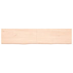 Vidaxl wastafelblad 180x40x(2-6) cm onbehandeld massief hout
