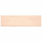 Vidaxl wastafelblad 180x50x(2-4) cm onbehandeld massief hout