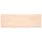 Vidaxl wastafelblad 180x60x(2-4) cm onbehandeld massief hout