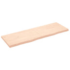 Vidaxl wastafelblad 180x60x(2-6) cm onbehandeld massief hout