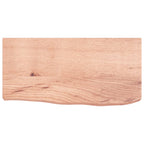 Vidaxl wastafelblad 60x30x(2-6) cm behandeld massief hout lichtbruin