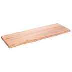 Vidaxl wastafelblad 80x30x2 behandeld massief hout lichtbruin