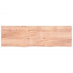 Vidaxl wastafelblad 200x60x(2-4) cm behandeld massief hout lichtbruin