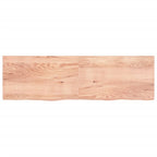 Vidaxl wastafelblad 200x60x(2-6) cm behandeld massief hout lichtbruin