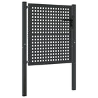VidaXL Poort 105x150 cm staal antracietkleurig