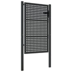 Vidaxl tuinpoort antraciet 100x125 cm staal