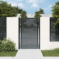 Vidaxl tuinpoort antraciet 100x125 cm staal