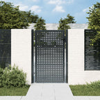 Vidaxl tuinpoort antraciet 100x125 cm staal