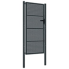 VidaXL Poort 105x225 cm staal antracietkleurig
