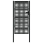VidaXL Poort 105x250 cm staal antracietkleurig