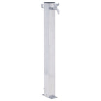 Vidaxl waterzuil vierkant 40 cm roestvrij staal
