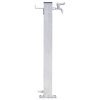 Vidaxl waterzuil vierkant 40 cm roestvrij staal