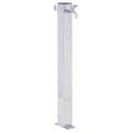 Vidaxl waterzuil vierkant 60 cm roestvrij staal