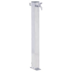 Vidaxl waterzuil vierkant 80 cm roestvrij staal