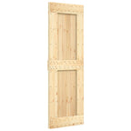 Vidaxl deur narvik 70x210 cm massief grenenhout