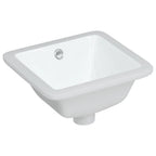 Vidaxl wastafel rechthoekig 30,5x27x14 cm keramiek wit